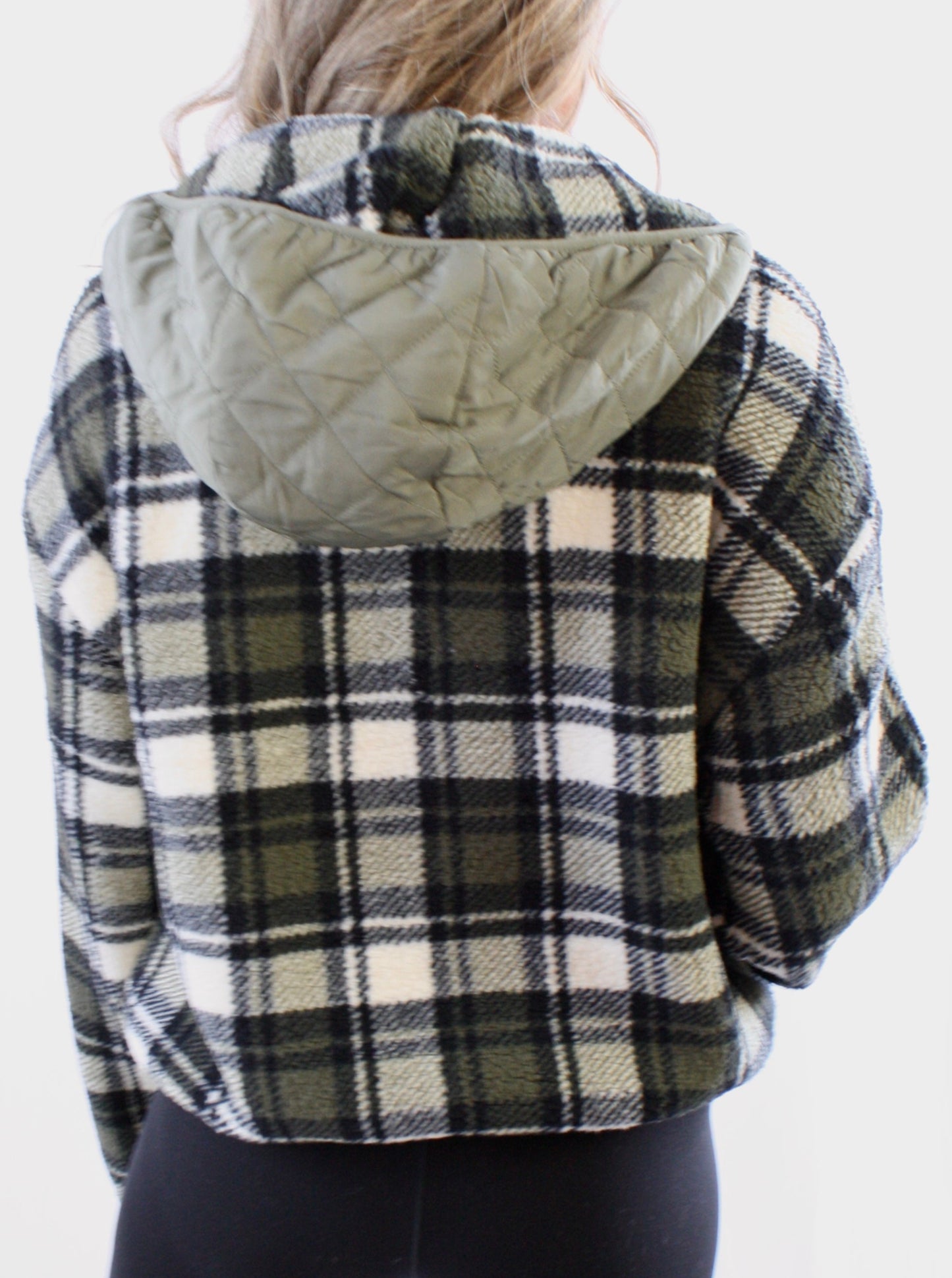 Fuzzy Forrest Plaid Pullover