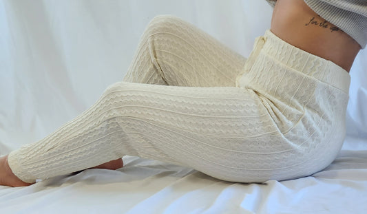 Cozy Up Cable Knit Joggers