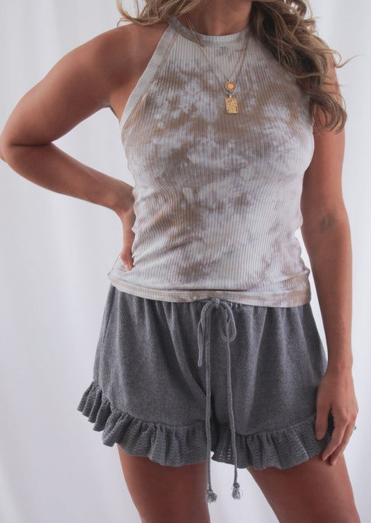 Mocha Rib Knit Tank